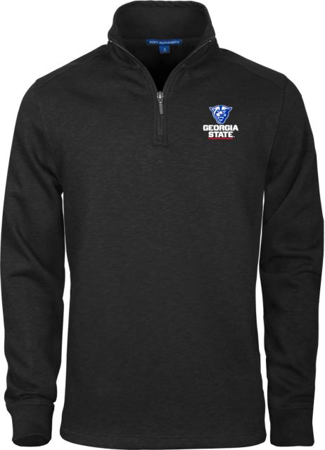 Georgia State Slub Fleece 1/4 Zip Pullover Primary Logo - ONLINE ONLY