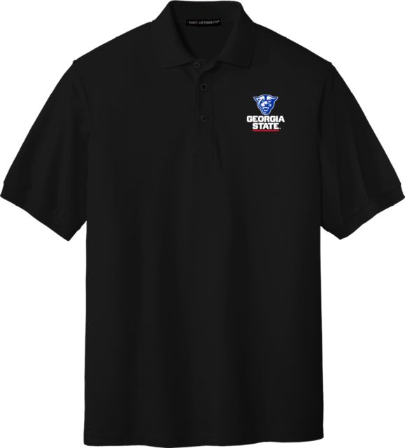Georgia State Silk Touch Polo Primary Logo - ONLINE ONLY