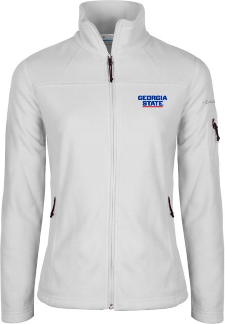 Georgia State Columbia Womens Full Zip Fleece Jacket Stacked Logo - ONLINE ONLY