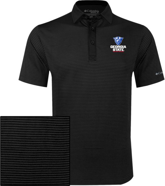 Georgia State Columbia Omni Wick Sunday Golf Polo Primary Logo - ONLINE ONLY