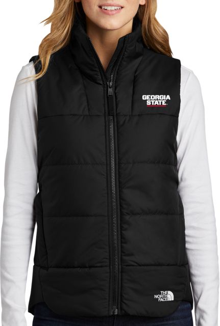 Georgia State The North Face Womens Everyday Insulated Vest Stacked Logo - ONLINE ONLY