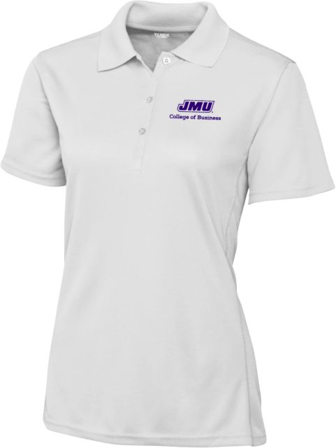 James Madison C&B Womens Clique Ice Pique Polo JMU College of Business - ONLINE ONLY