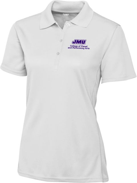 James Madison C&B Womens Clique Ice Pique Polo JMU College of Visual and Performing Arts - ONLINE ONLY