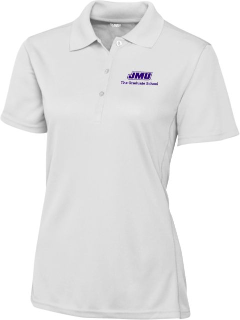 James Madison C&B Womens Clique Ice Pique Polo JMU The Graduate School - ONLINE ONLY