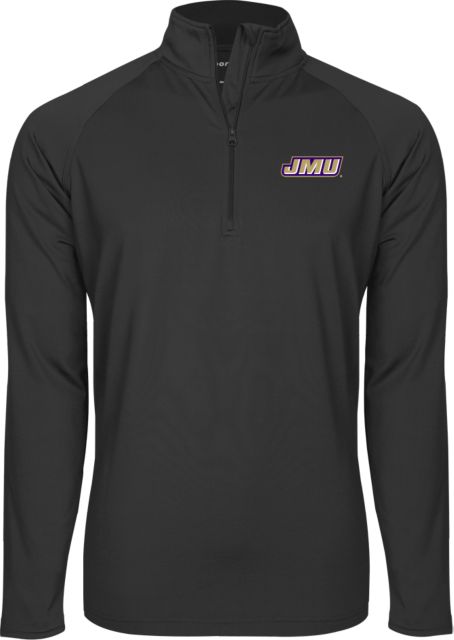 James Madison Sport Wick Stretch 1/2 Zip Pullover Primary Logo - ONLINE ONLY