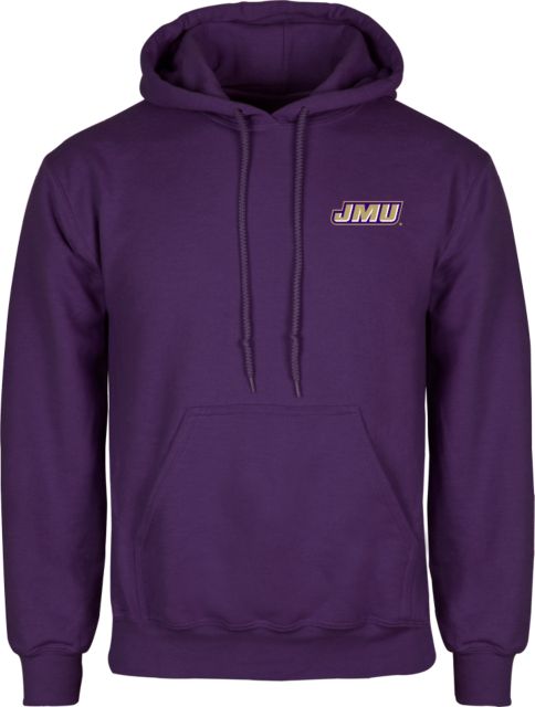 James Madison Fleece Hoodie Primary Logo ONLINE ONLY James Madison University