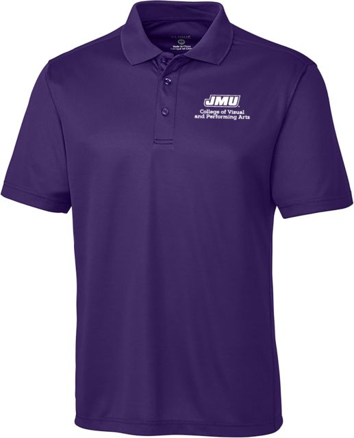 James Madison C&B Clique Ice Pique Polo JMU College of Visual and Performing Arts - ONLINE ONLY