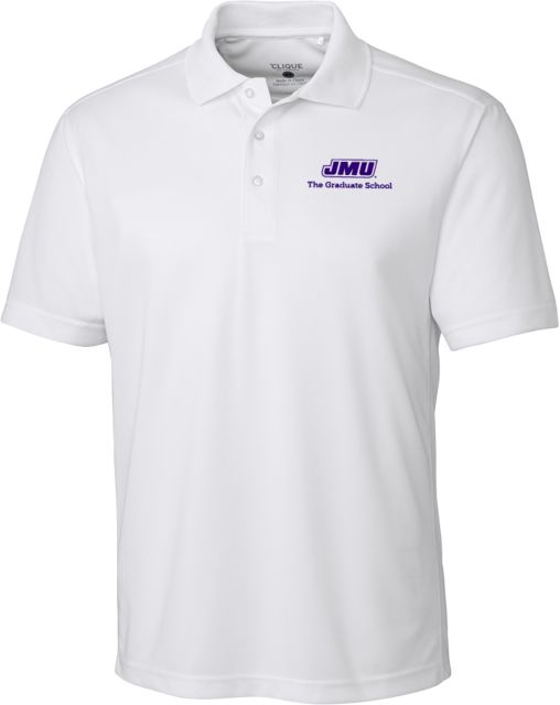 James Madison C&B Clique Ice Pique Polo JMU The Graduate School - ONLINE ONLY