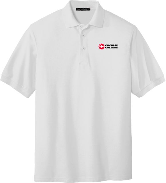 Cochise College Silk Touch Polo Cochise College Side Stacked - ONLINE ONLY