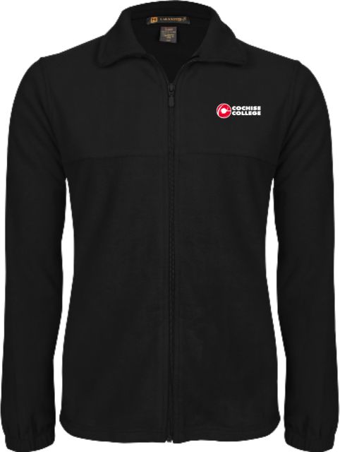 Cochise College Fleece Full Zip Jacket Cochise College Side Stacked - ONLINE ONLY