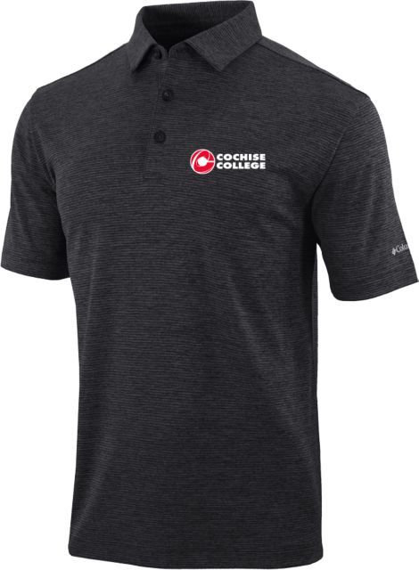 Cochise College Columbia Omni Wick Set Golf Polo Cochise College Side Stacked - ONLINE ONLY
