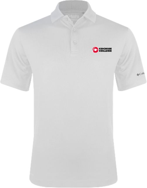 Cochise College Columbia Omni Wick Drive Polo Cochise College Side Stacked - ONLINE ONLY