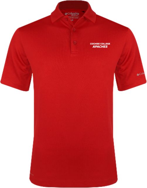 Cochise College Columbia Omni Wick Drive Polo Cochise College Apaches - ONLINE ONLY