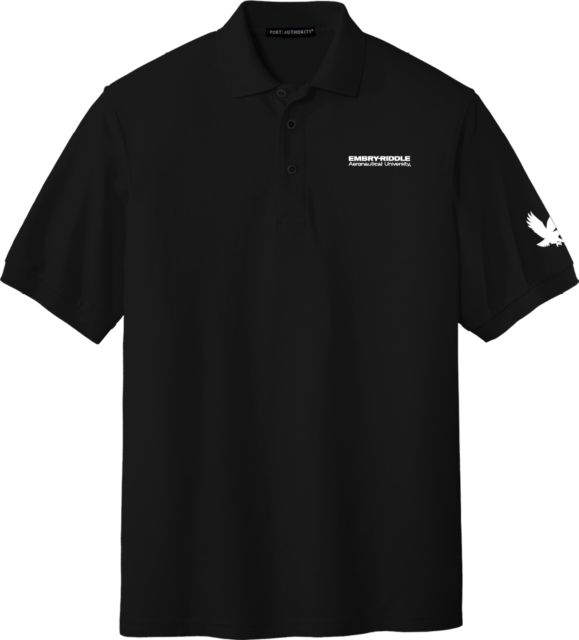 Embry Riddle Worldwide Silk Touch Polo ERAU Wordmark - ONLINE ONLY