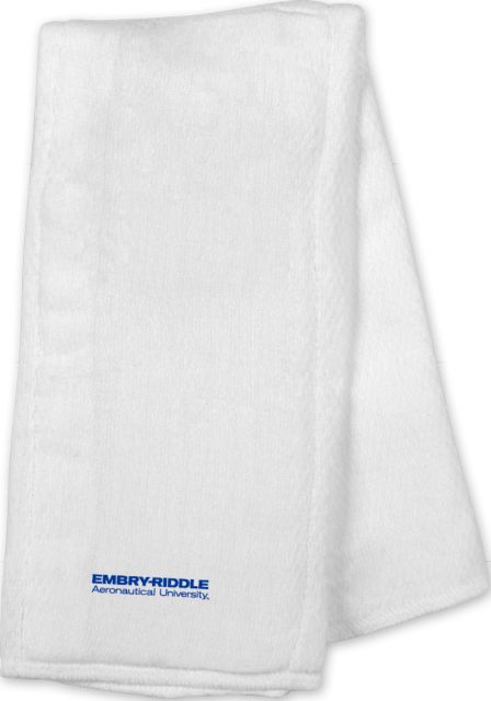 Embry Riddle Worldwide Baby Burp Cloth ERAU Wordmark - ONLINE ONLY