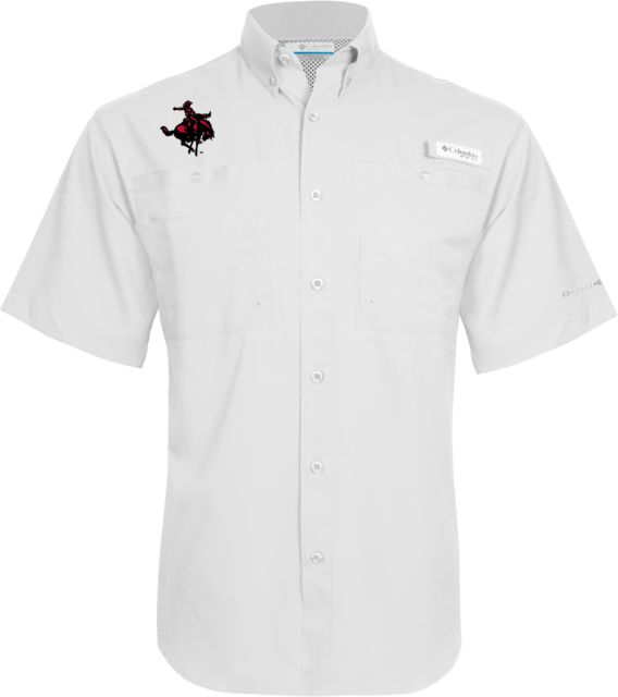 Northwestern OK Columbia Tamiami Performance Short Sleeve Shirt Primary Mark - ONLINE ONLY
