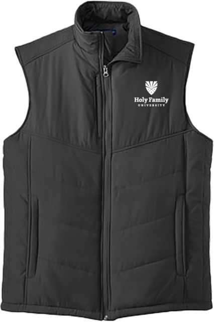 Holy Family Puffer Vest Holy Family Wordmark Stacked - ONLINE ONLY