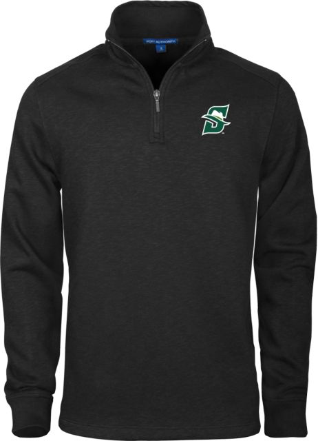 Stetson Slub Fleece 1/4 Zip Pullover Primary logo - ONLINE ONLY