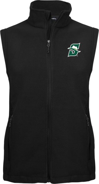 Stetson Fleece Full Zip Vest Primary logo - ONLINE ONLY