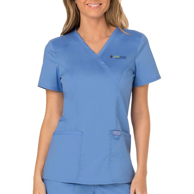 Womens Ciel Blue Revolution Scrub Top&nbsp; - ONLINE ONLY