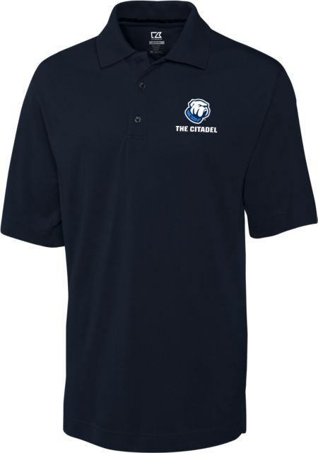 Citadel CandB Advantage TriBlend Pique Polo Bulldog Lockup - ONLINE ONLY