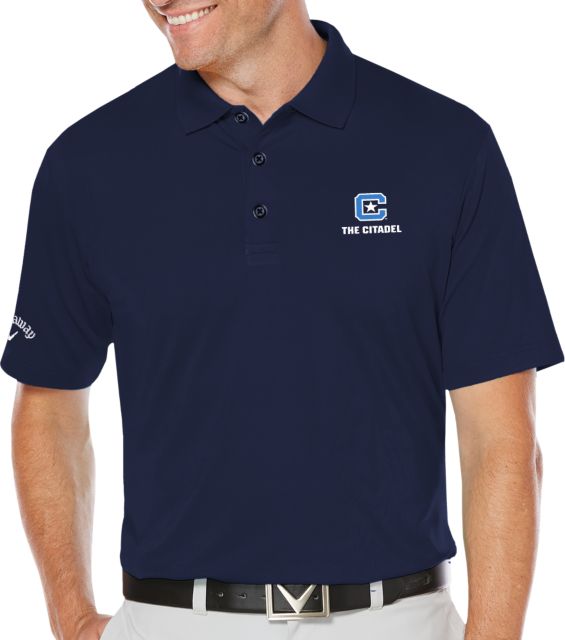 Citadel Callaway Opti Dri Chev Polo Primary Athletic Mark - ONLINE ONLY