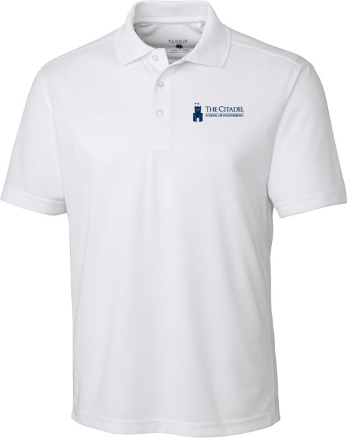 Citadel C&B Clique Ice Pique Polo The Citadel School of Engineering - ONLINE ONLY
