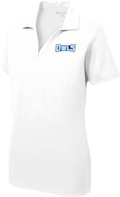 Prince George Womens Dry Mesh Polo Owls Wordmark - ONLINE ONLY
