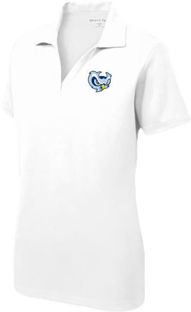 Prince George Womens Dry Mesh Polo College Mascot Owl - ONLINE ONLY