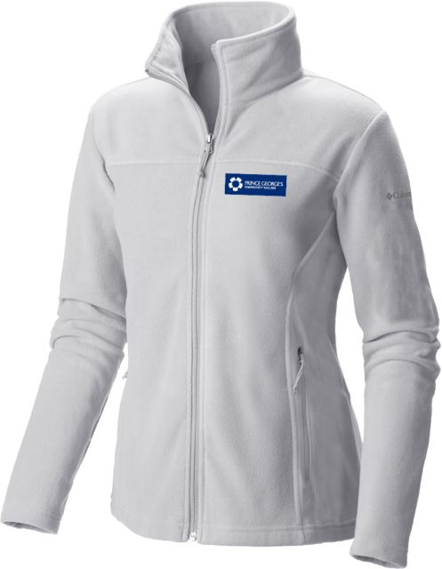 Prince George Columbia Womens Full Zip Fleece Jacket Prince Georges Community College Logo - ONLINE ONLY
