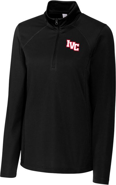 Imperial Valley C&B Womens Clique Ice Pique Half Zip IVC Diagonal Stacked - ONLINE ONLY