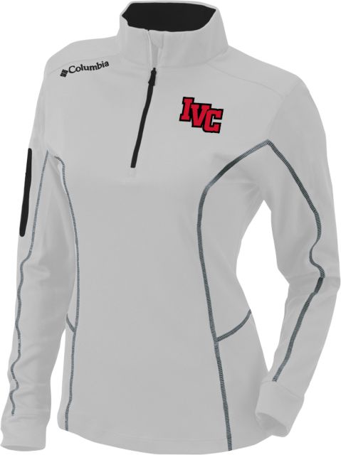 Imperial Valley Columbia Womens Omni Wick Shotgun 1/4 Zip IVC Diagonal Stacked - ONLINE ONLY
