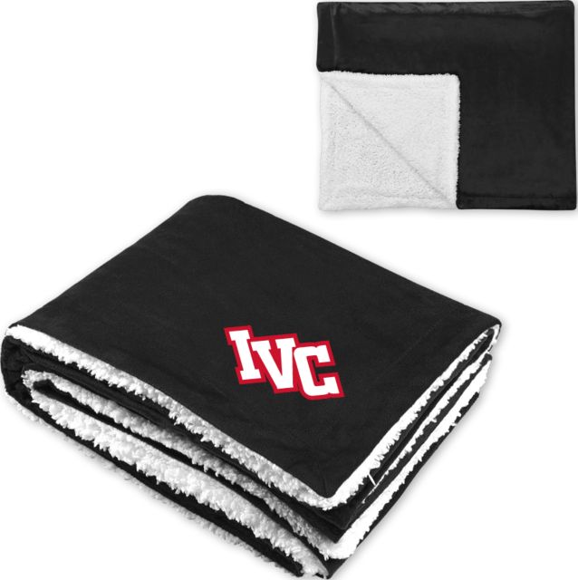 Imperial Valley Super Soft Luxurious Sherpa Throw Blanket IVC Diagonal Stacked - ONLINE ONLY