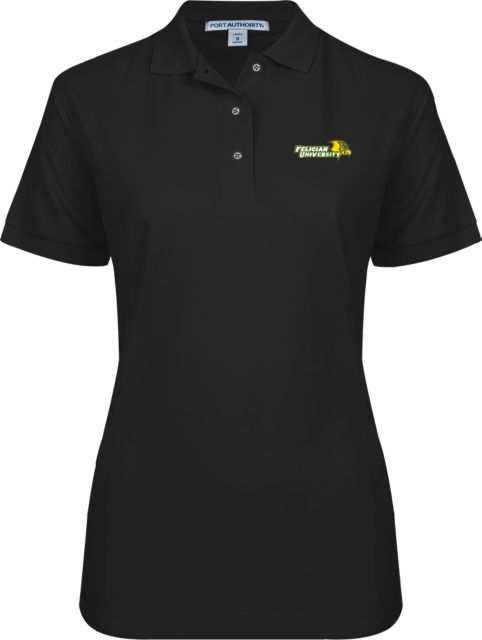 Felician Univ Ladies Easycare Pique Polo Felician University  Primary Mark EMB - ONLINE ONLY