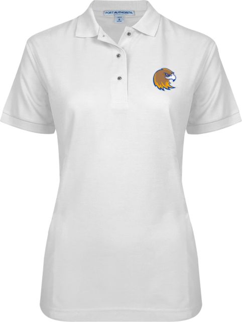 Northeastern Illinois Ladies Easycare Pique Polo Mascot Head - ONLINE ONLY
