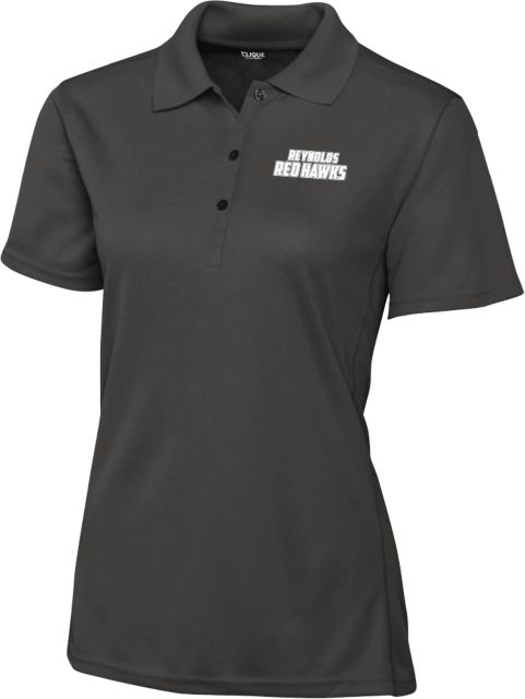 J. Sargeant Reynolds C&B Womens Clique Ice Pique Polo Reynolds Red Hawks - ONLINE ONLY