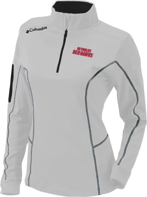 J. Sargeant Reynolds Columbia Womens Omni Wick Shotgun 1/4 Zip Reynolds Red Hawks - ONLINE ONLY