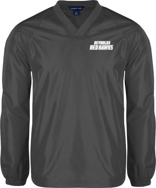 J. Sargeant Reynolds V Neck Raglan Windshirt Reynolds Red Hawks - ONLINE ONLY