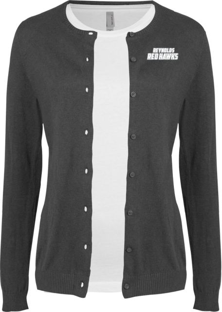 J. Sargeant Reynolds Womens Cardigan Sweater  Reynolds Red Hawks - ONLINE ONLY