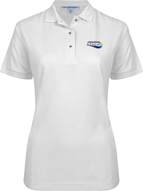 Virginia Western Ladies Easycare Pique Polo Primary Mark EMB - ONLINE ONLY