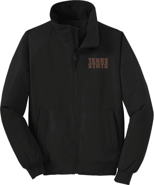 Texas State Charger Jacket Texas State Stacked - ONLINE ONLY