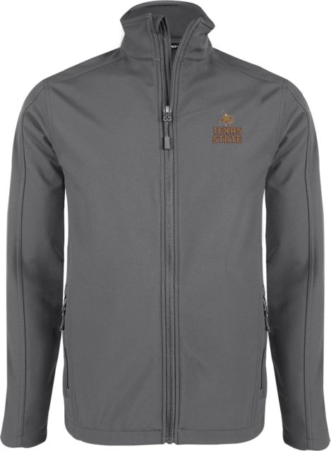 Texas State Softshell Jacket Texas State Logo Stacked - ONLINE ONLY