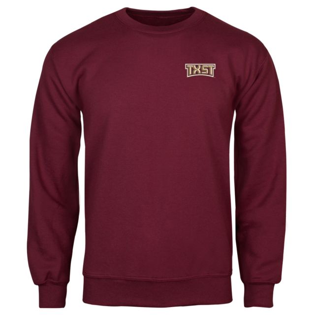 Texas State Fleece Crew TXST Texas State - ONLINE ONLY