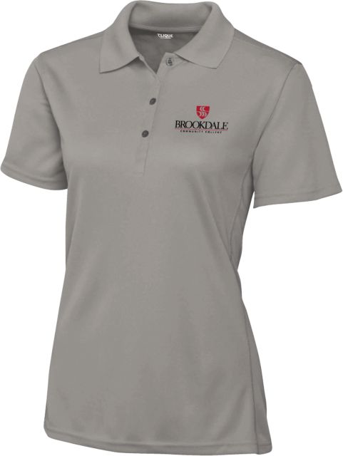 Brookdale C&B Womens Clique Ice Pique Polo Brookdale Primary Mark - ONLINE ONLY
