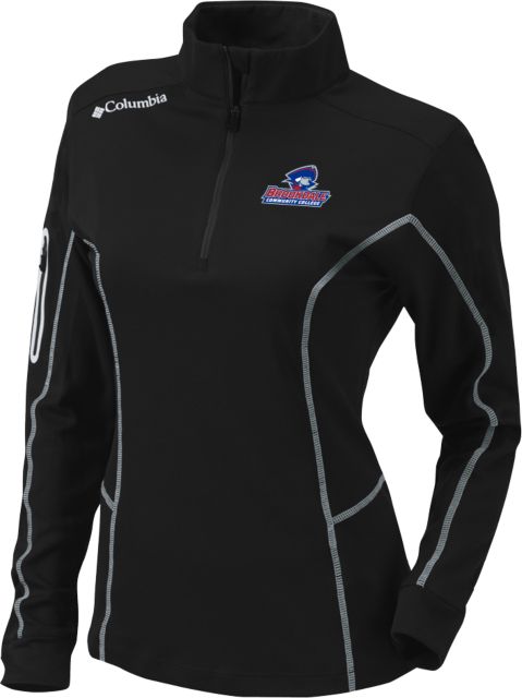 Brookdale Columbia Womens Omni Wick Shotgun 1/4 Zip Brookdale Athletic Mark - ONLINE ONLY