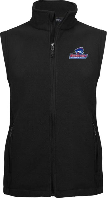 Brookdale Fleece Full Zip Vest Brookdale Athletic Mark - ONLINE ONLY