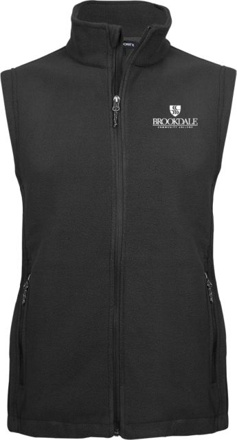 Brookdale Fleece Full Zip Vest Brookdale Primary Mark - ONLINE ONLY