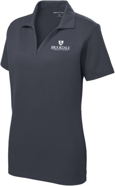 Brookdale Womens Dry Mesh Polo Brookdale Primary Mark - ONLINE ONLY