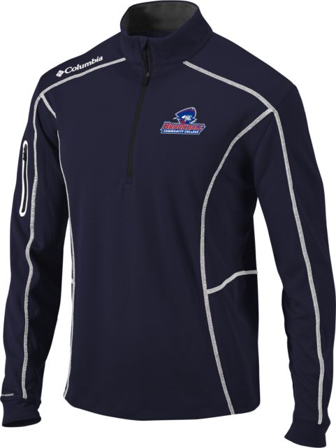 Brookdale Columbia Omni Wick Shotgun 1/4 Zip Brookdale Athletic Mark - ONLINE ONLY