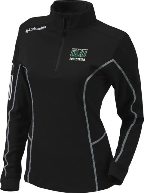 Delaware Valley Columbia Womens Omni Wick Shotgun 1/4 Zip DVU Sportmark Equestrian - ONLINE ONLY